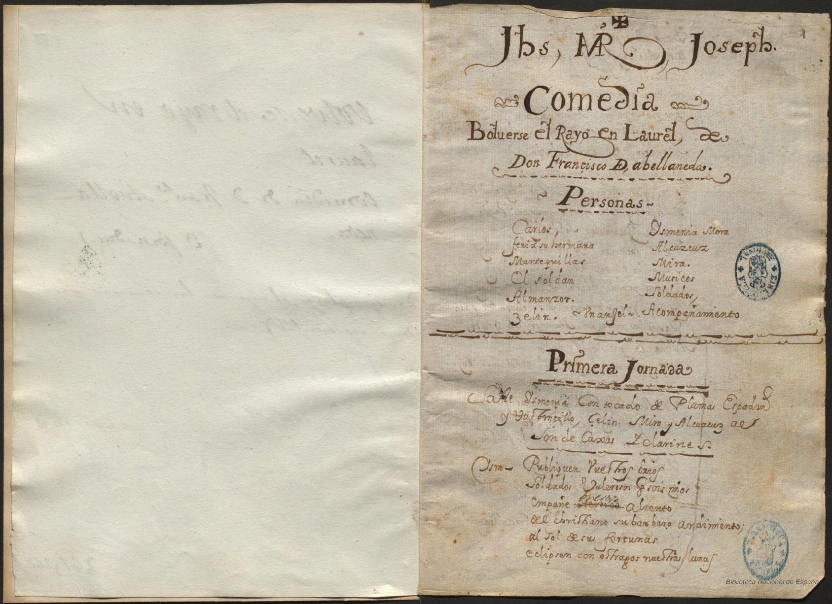 Prima pagina dell'opera