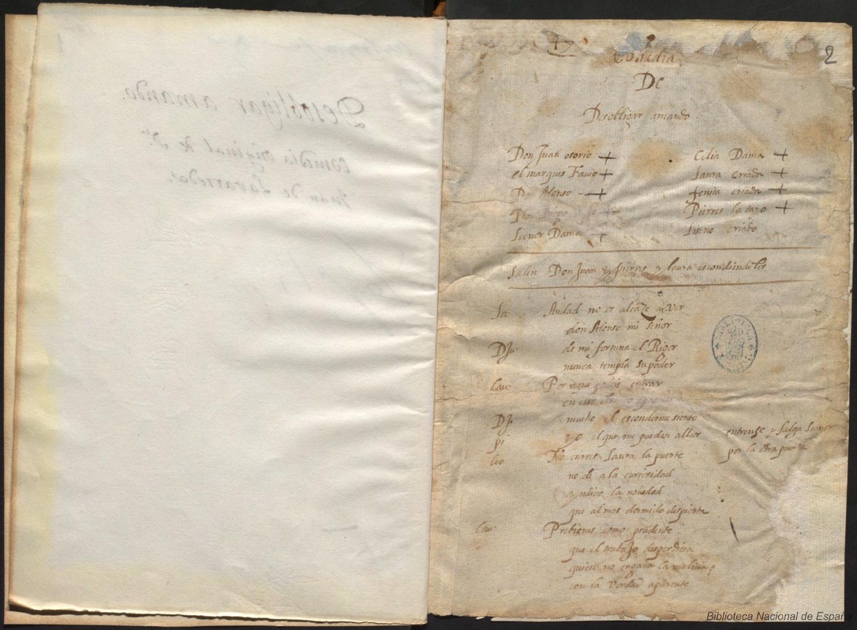 Prima pagina dell'opera