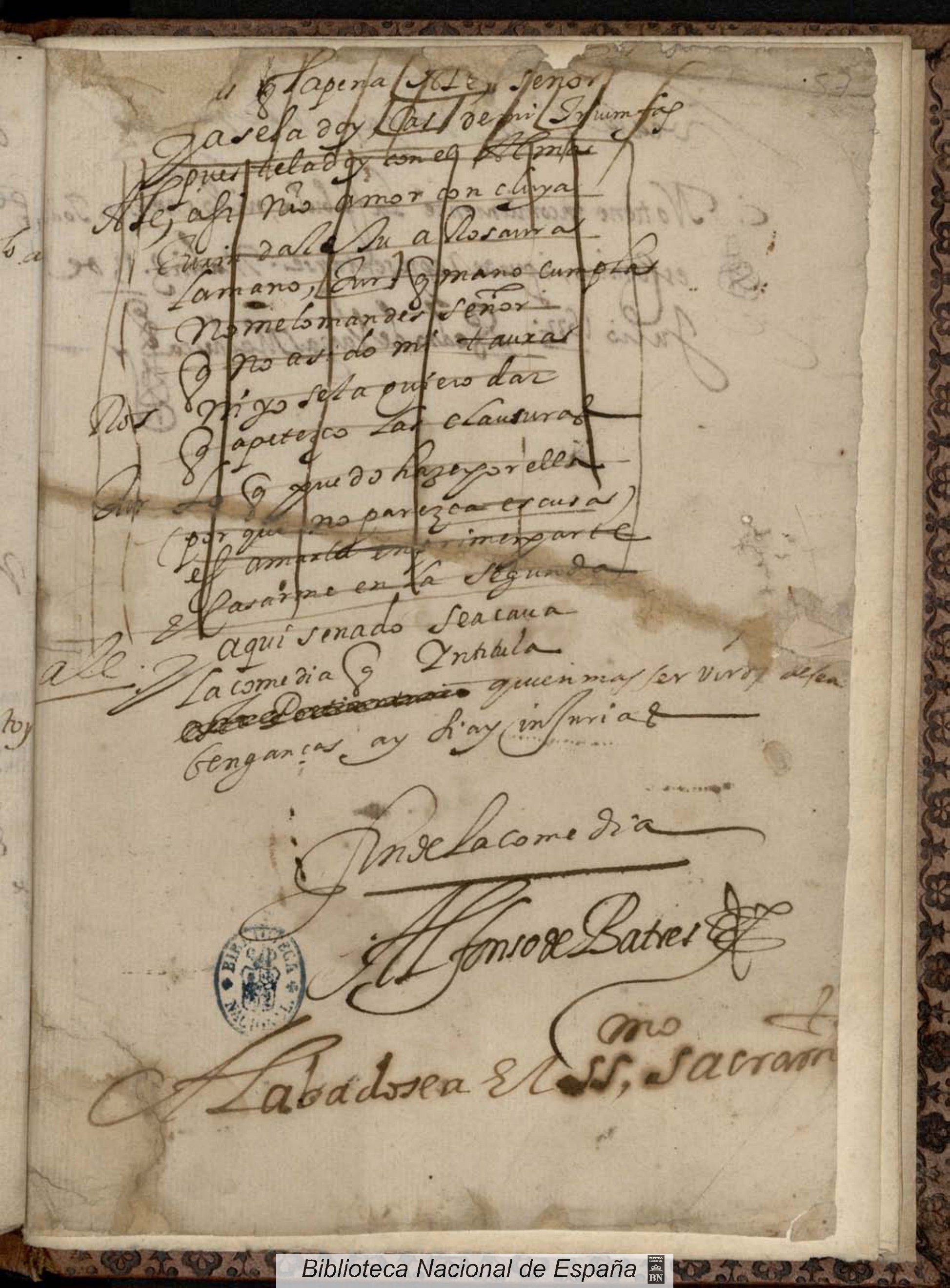 Ultima pagina dell'opera