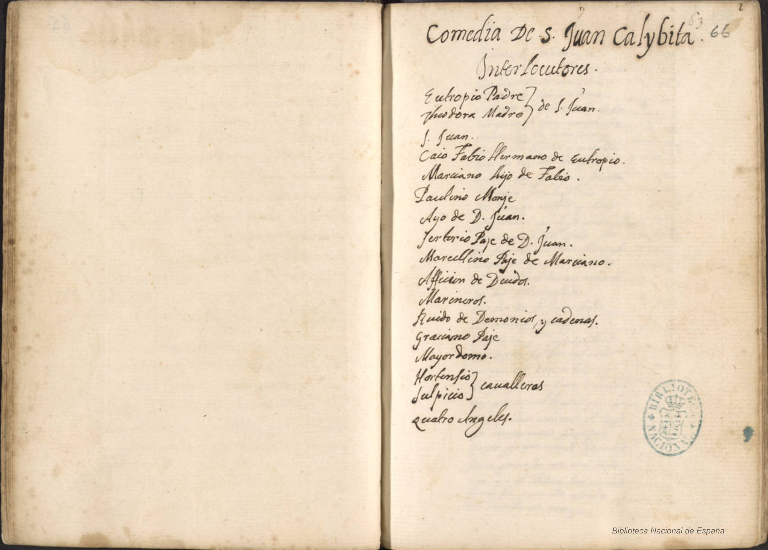 Prima pagina dell'opera
