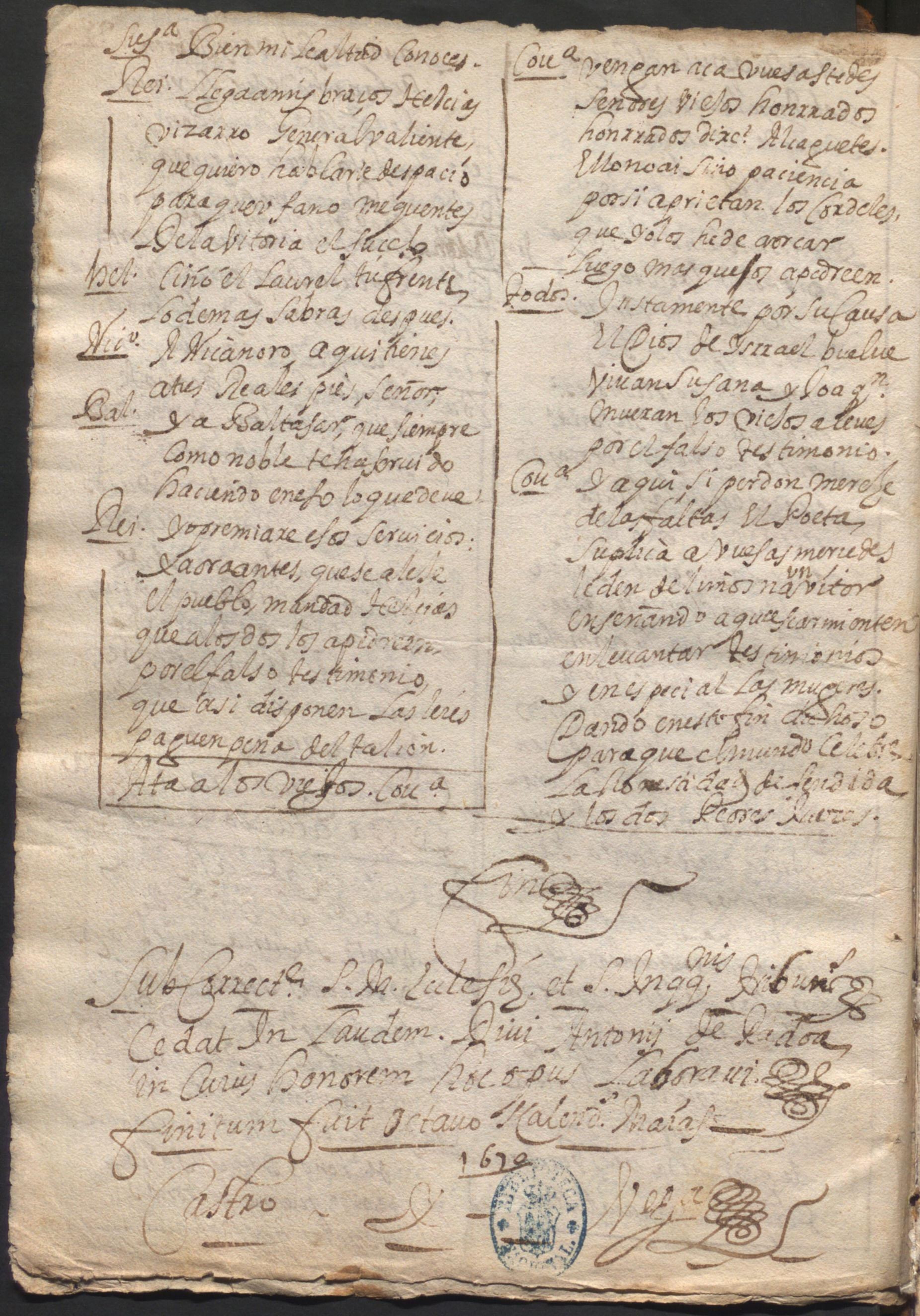 Ultima pagina dell'opera