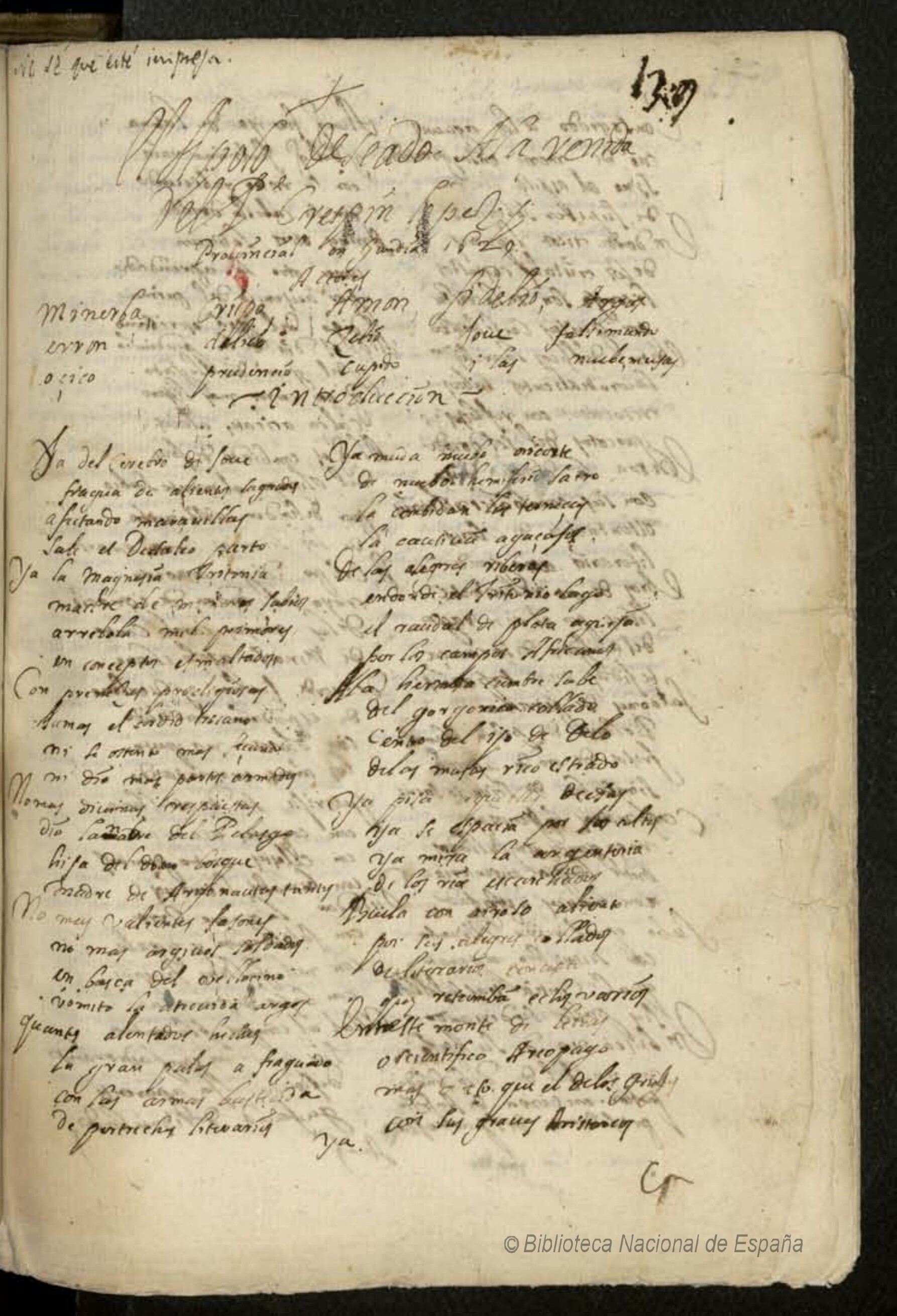 Prima pagina dell'opera