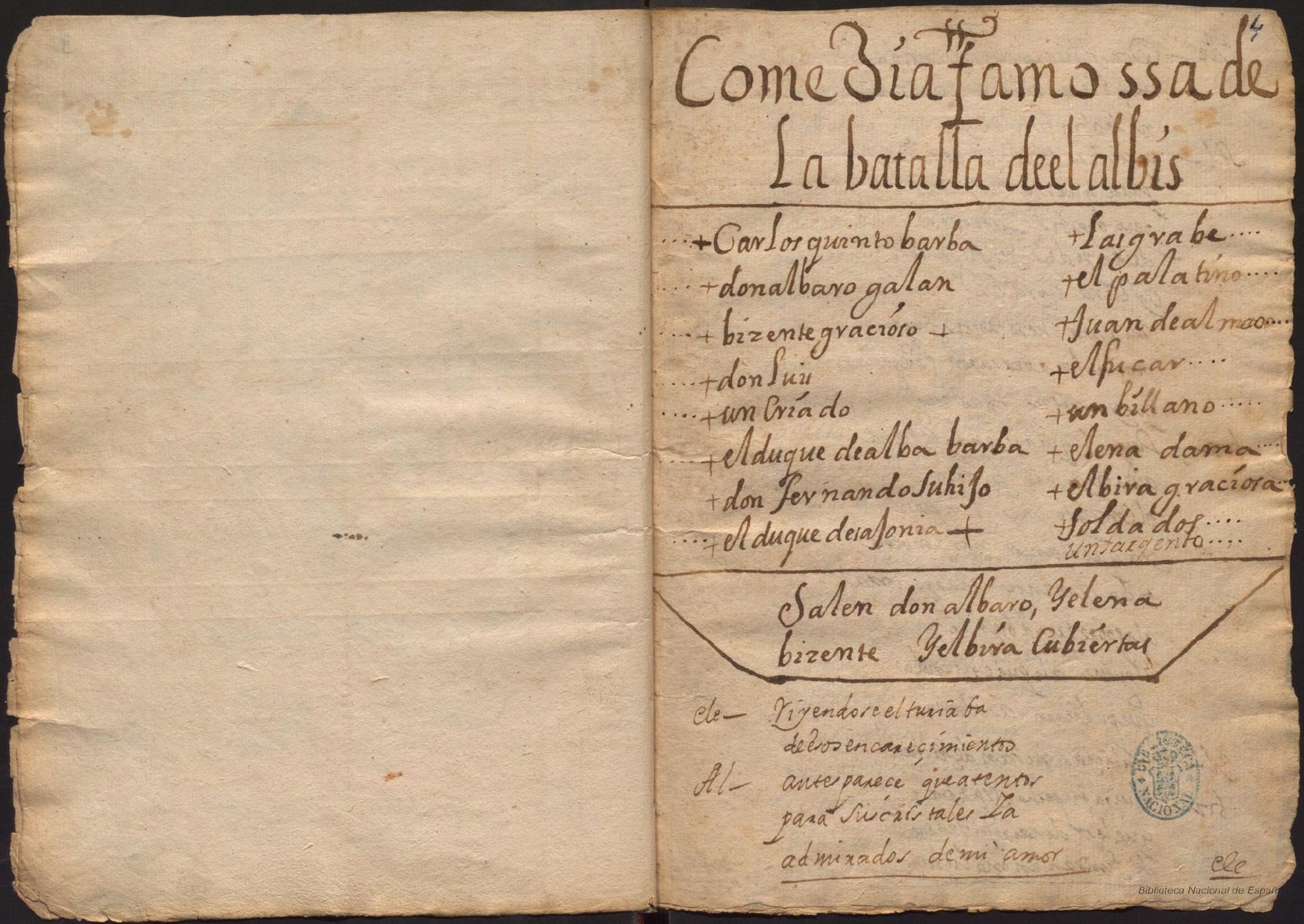 Prima pagina dell'opera