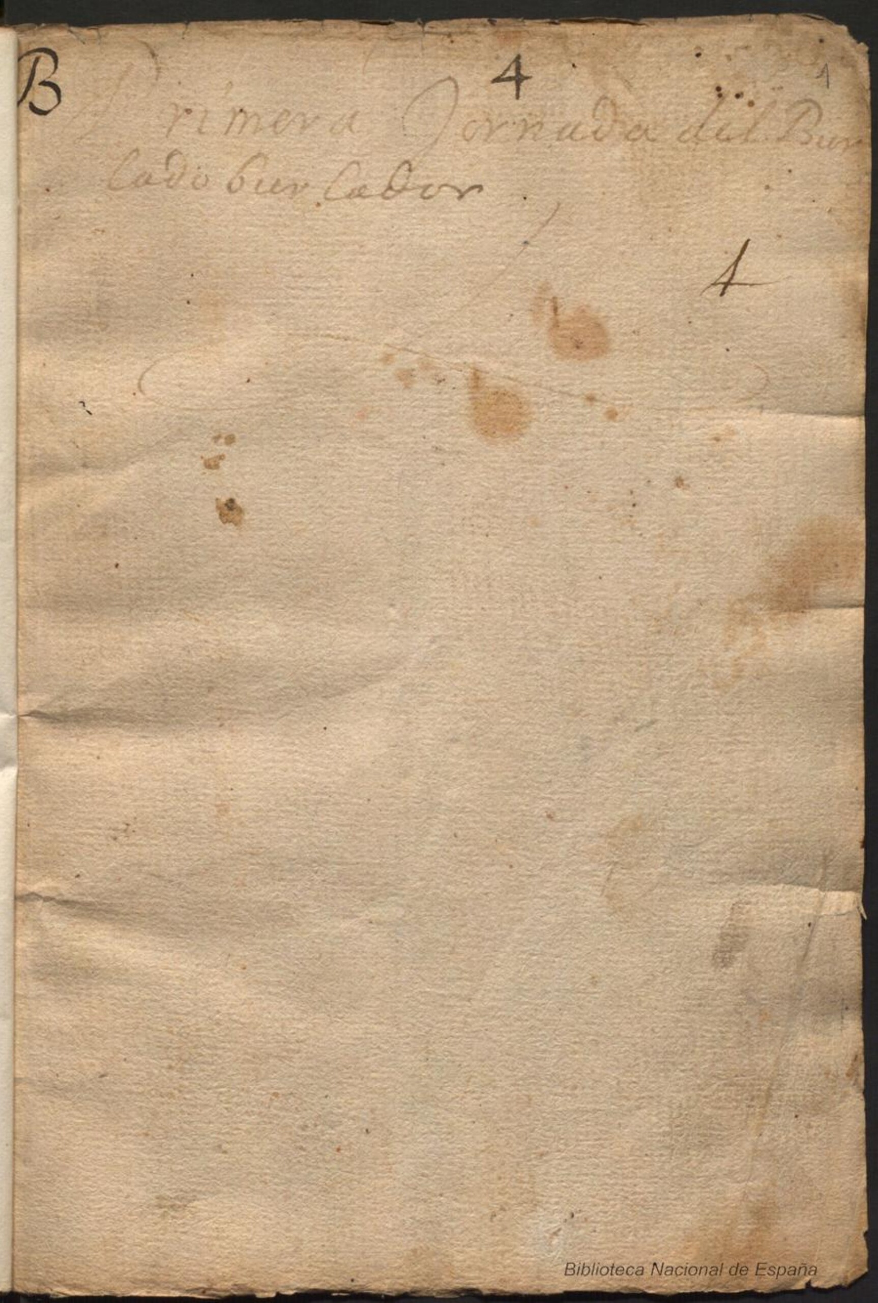 Prima pagina dell'opera