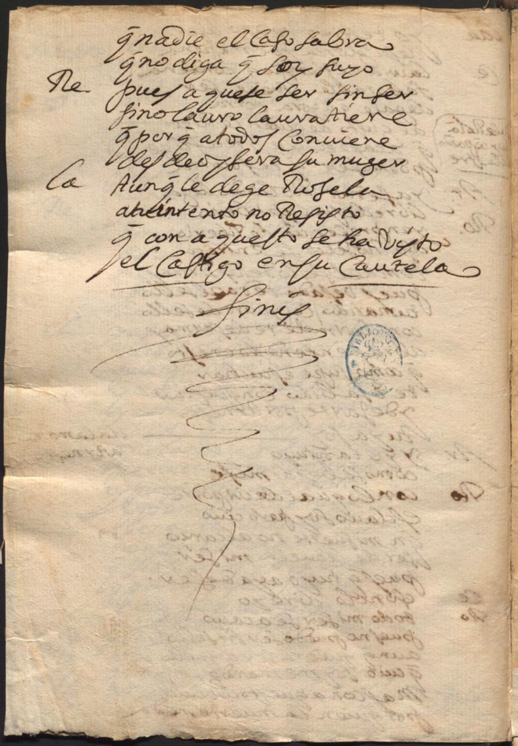 Ultima pagina dell'opera