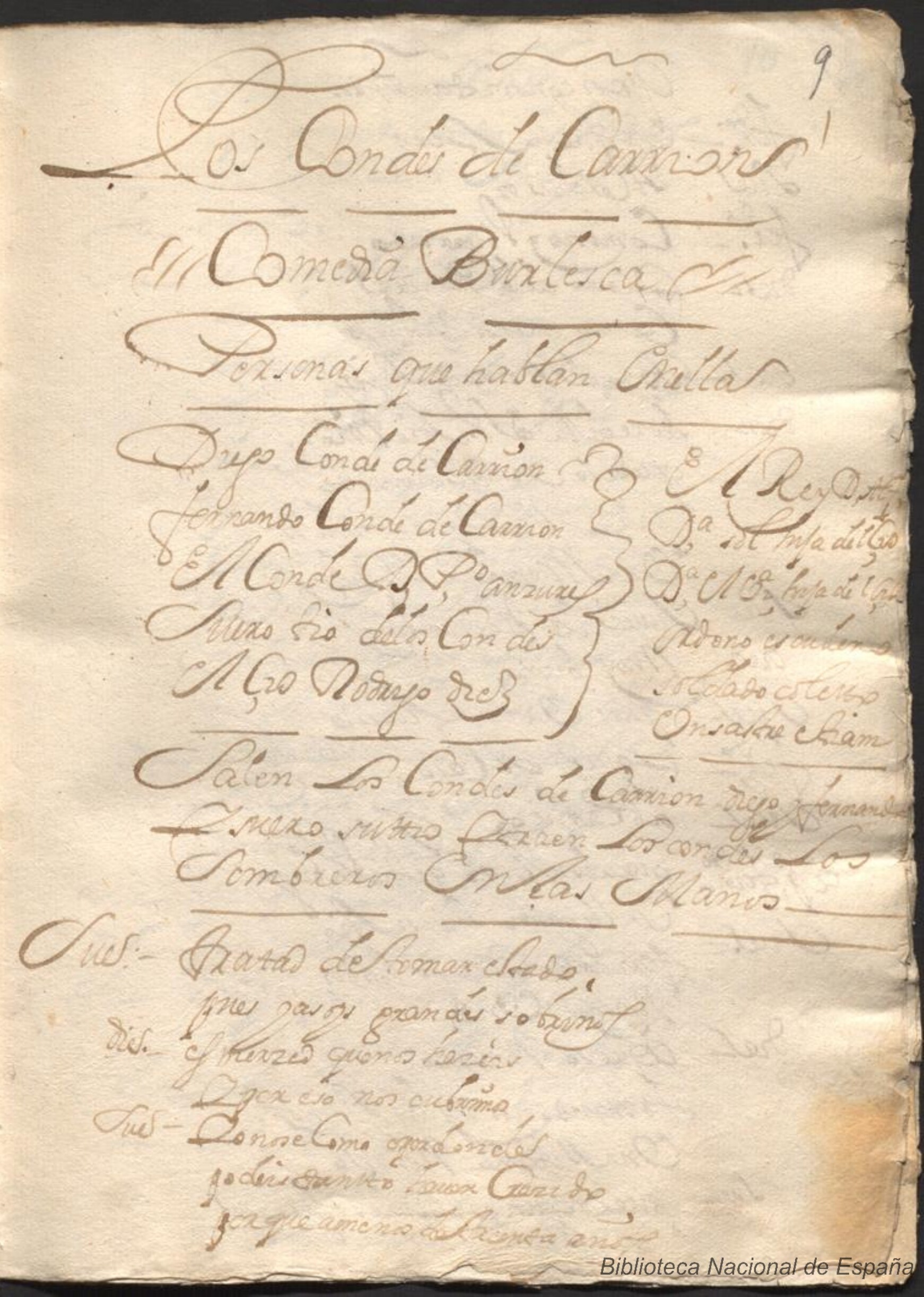 Prima pagina dell'opera