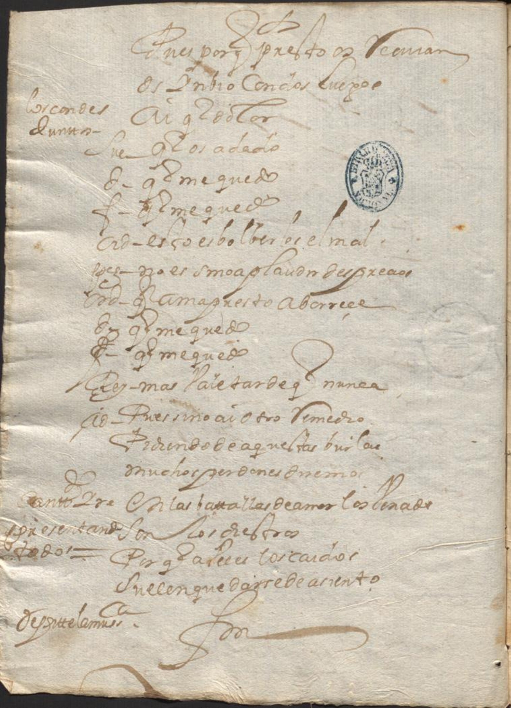 Ultima pagina dell'opera