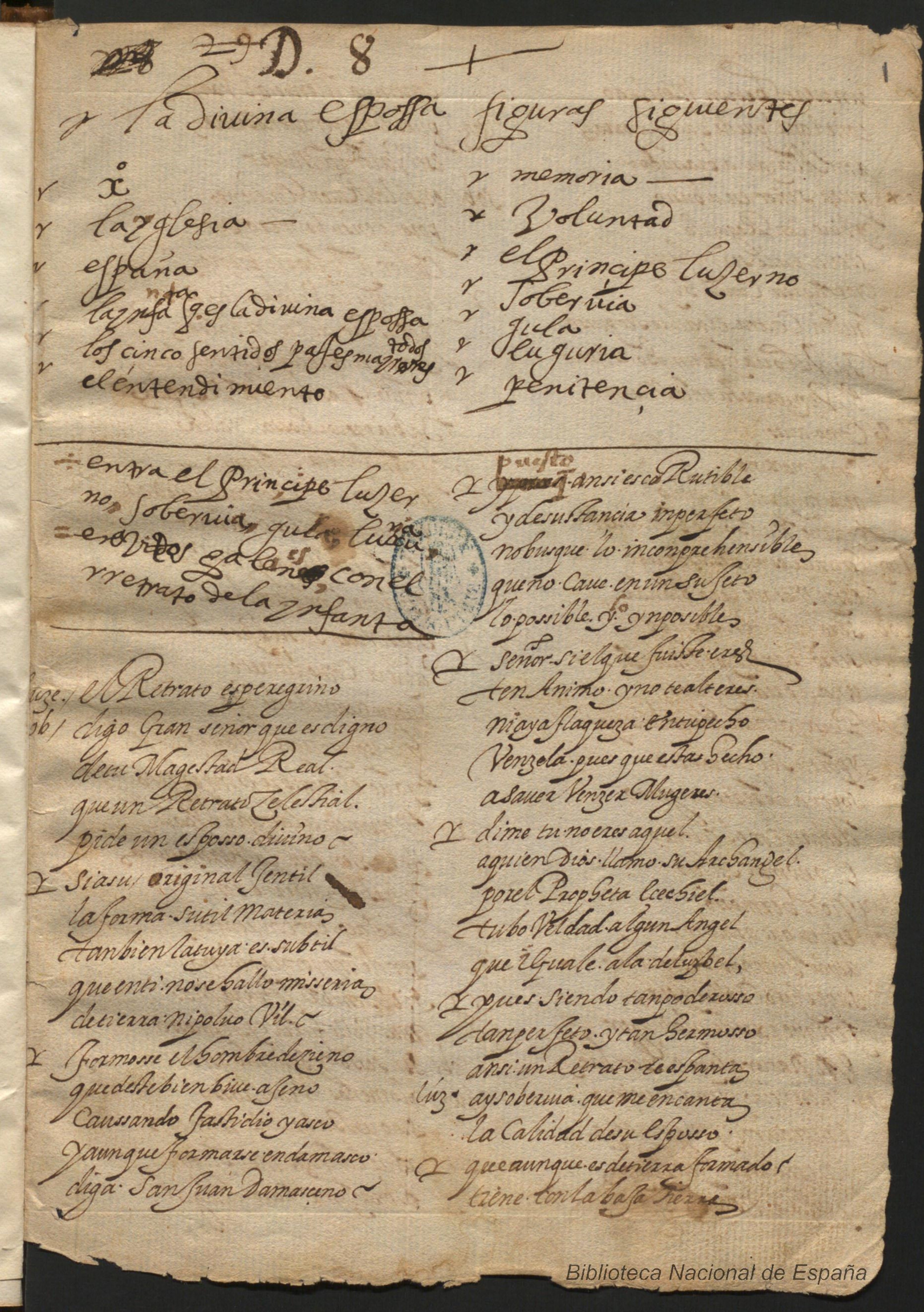 Prima pagina dell'opera