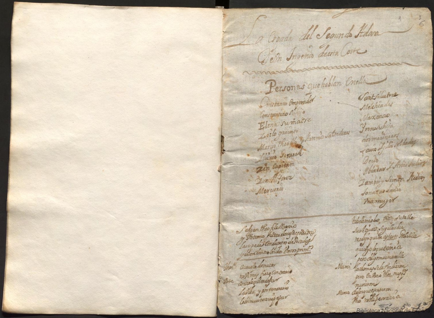 Prima pagina dell'opera