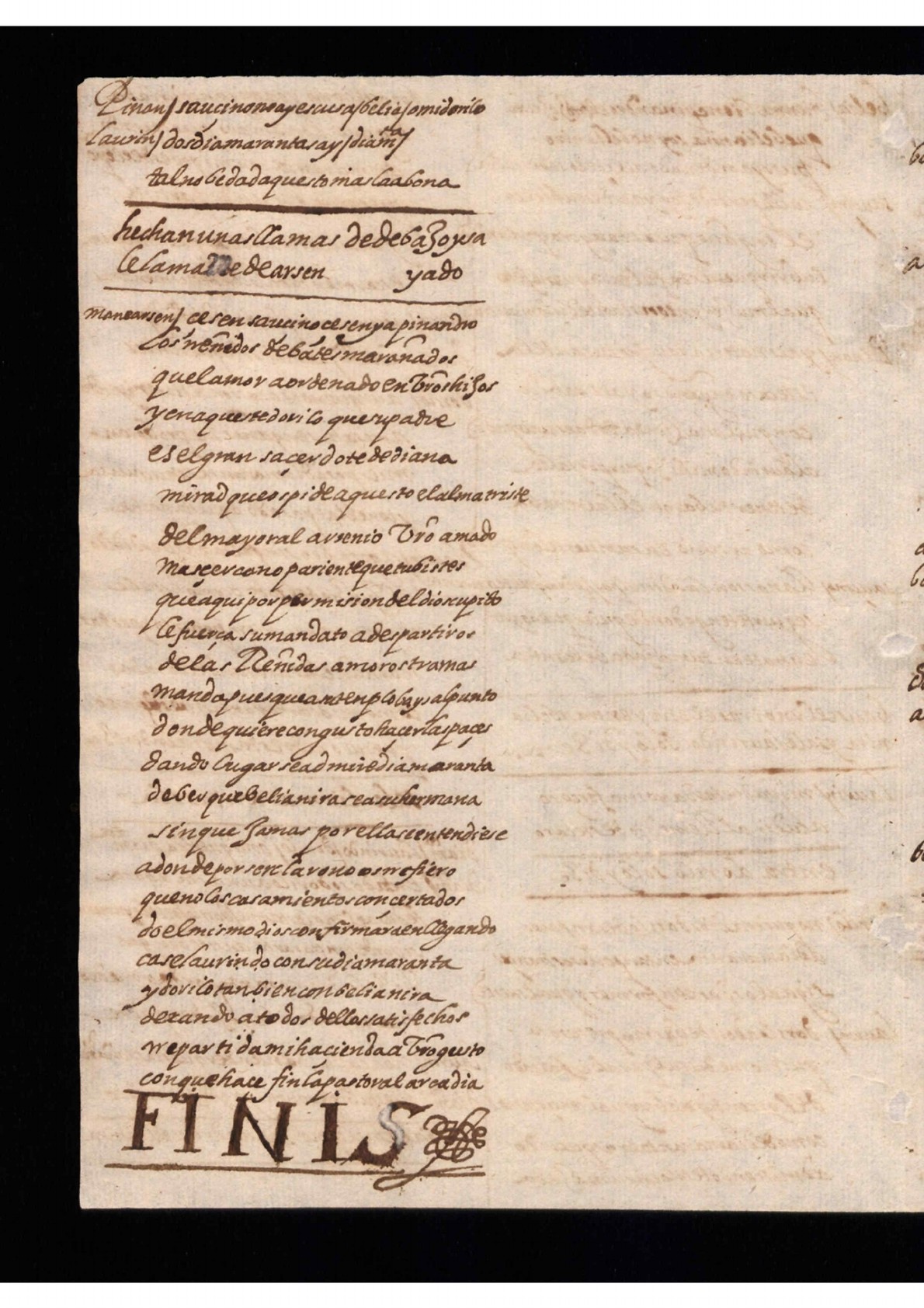Ultima pagina dell'opera