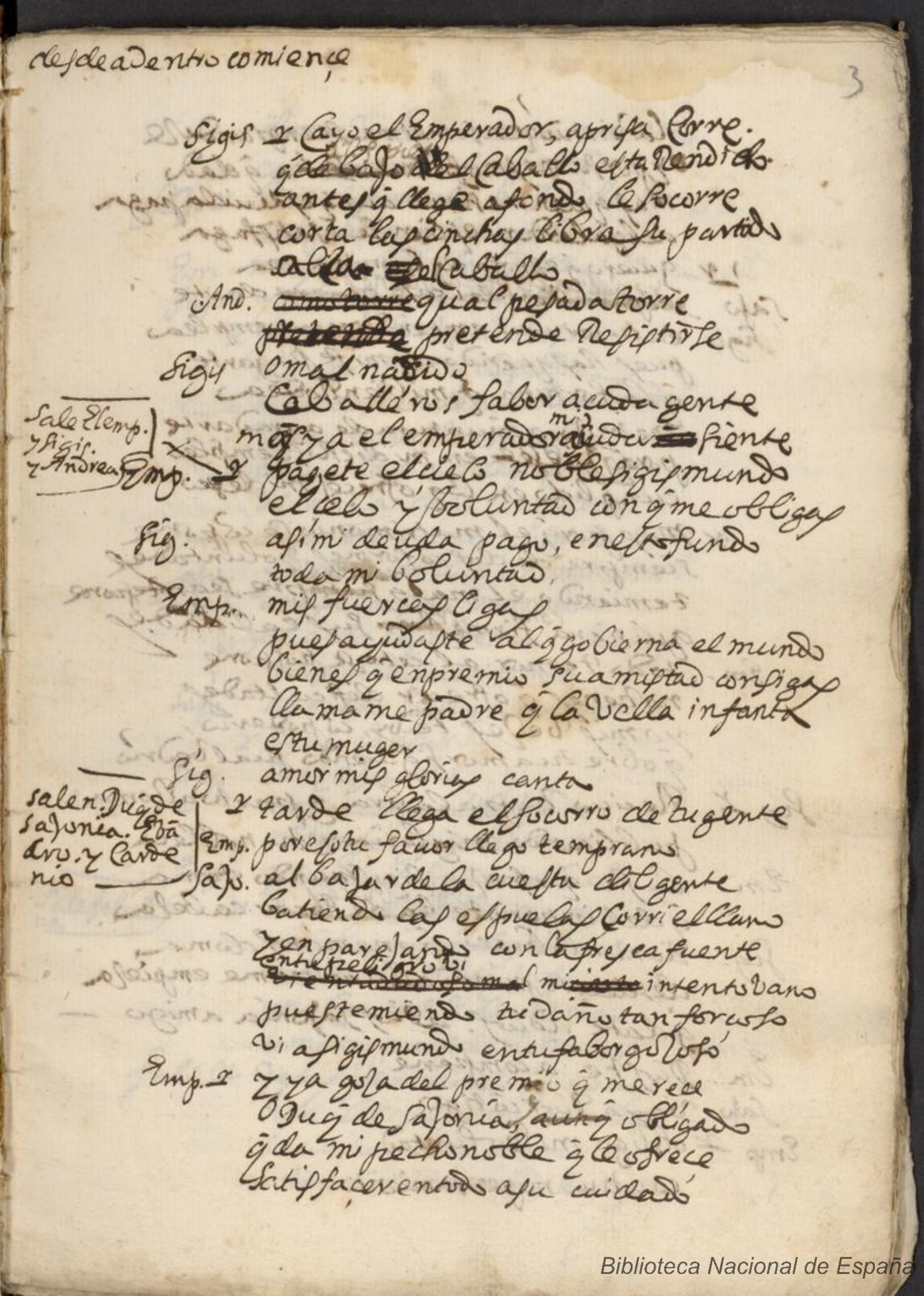 Prima pagina dell'opera