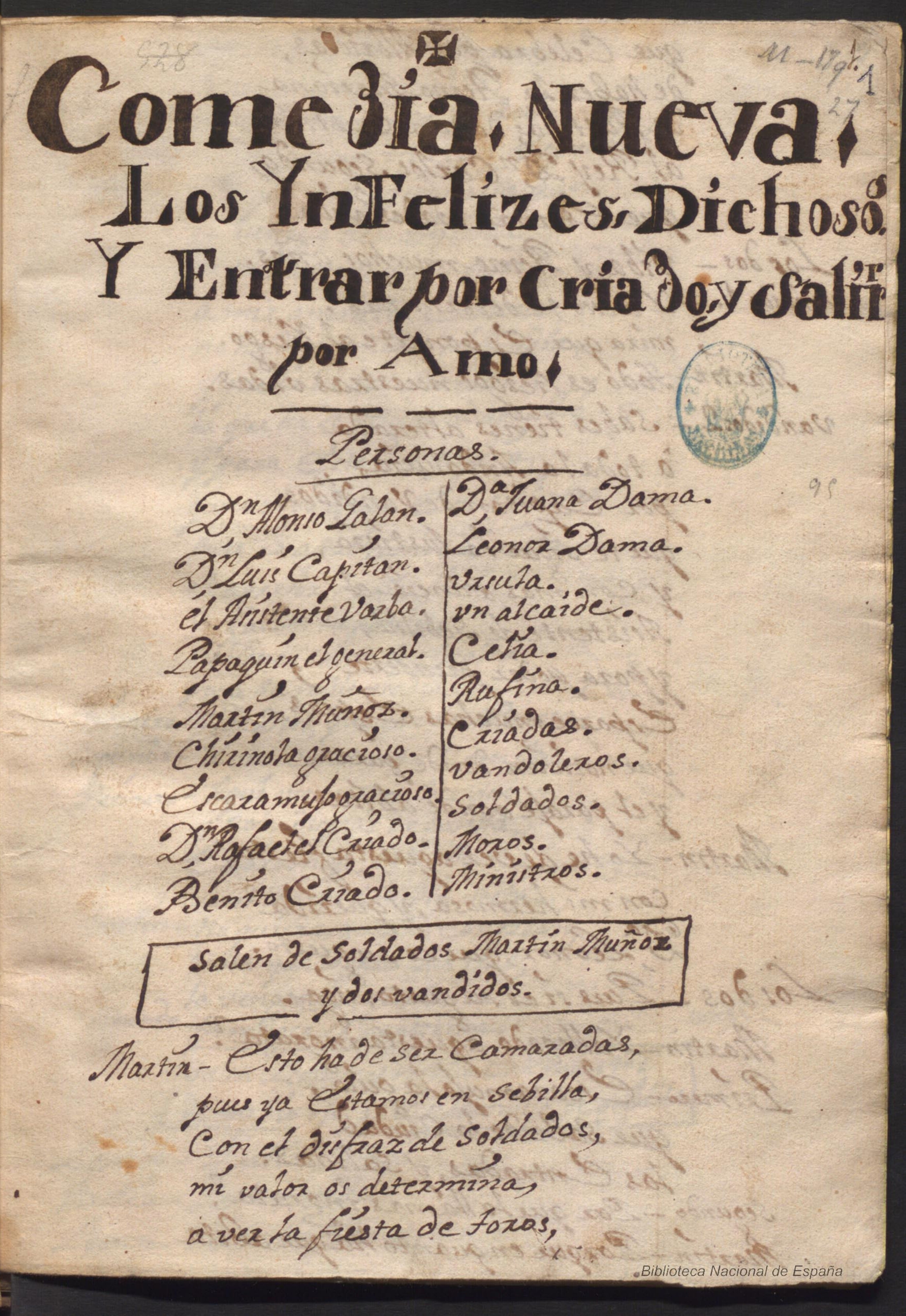 Prima pagina dell'opera