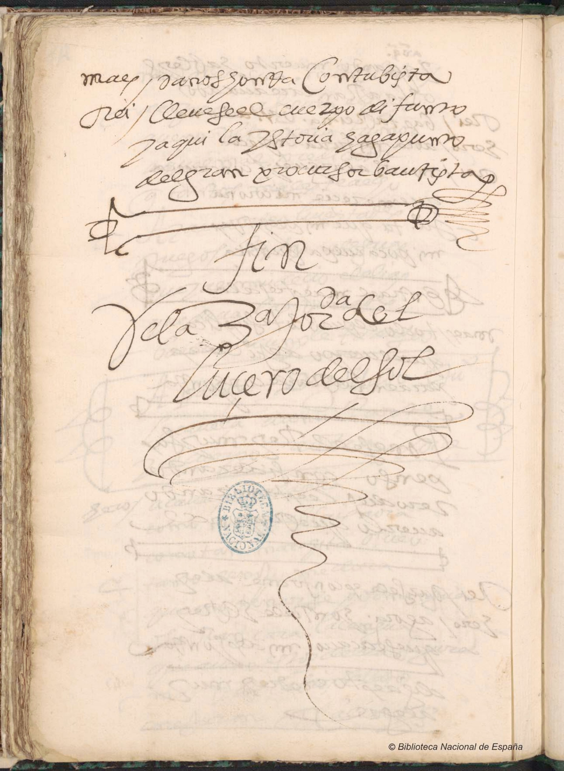Ultima pagina dell'opera