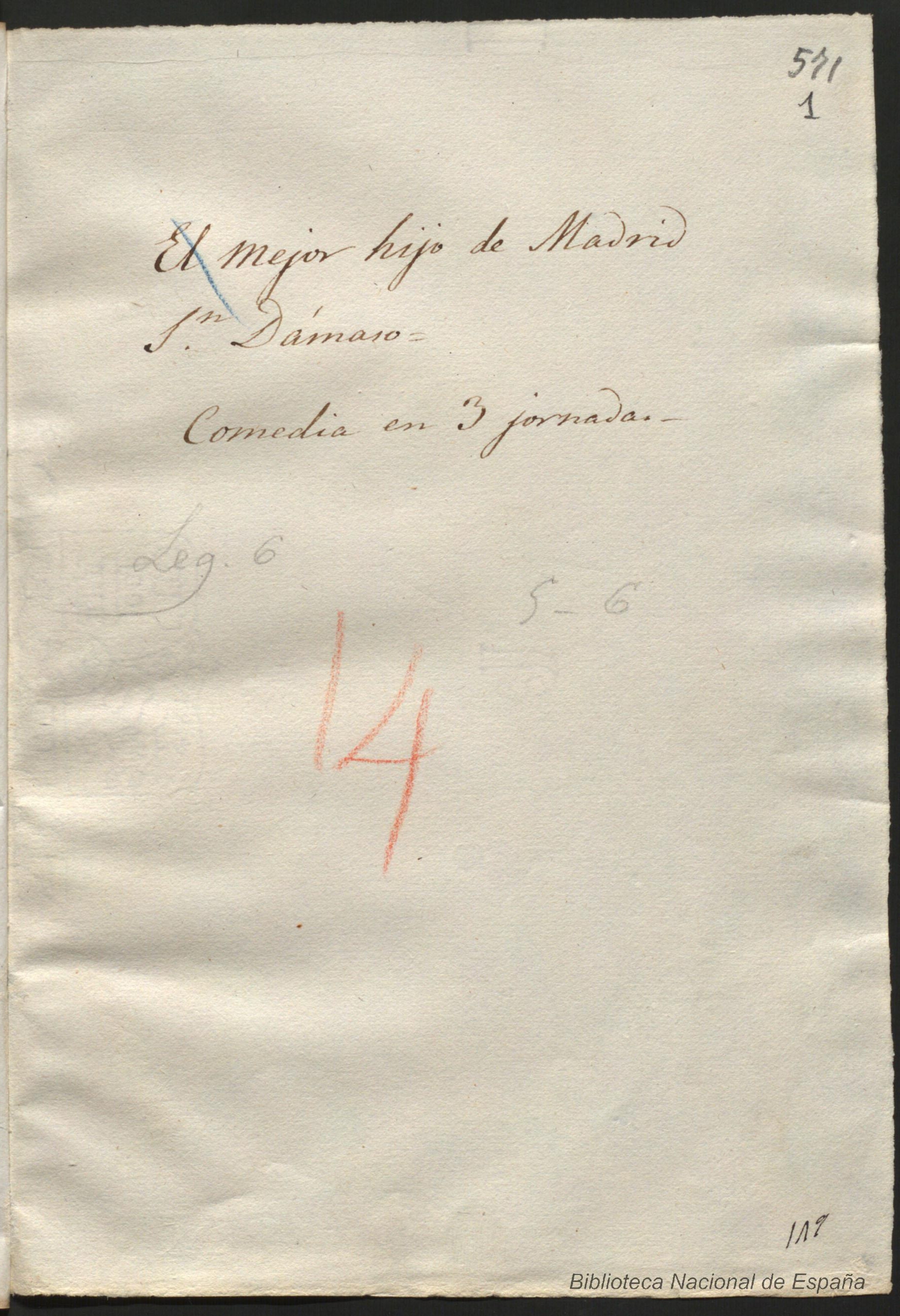 Prima pagina dell'opera