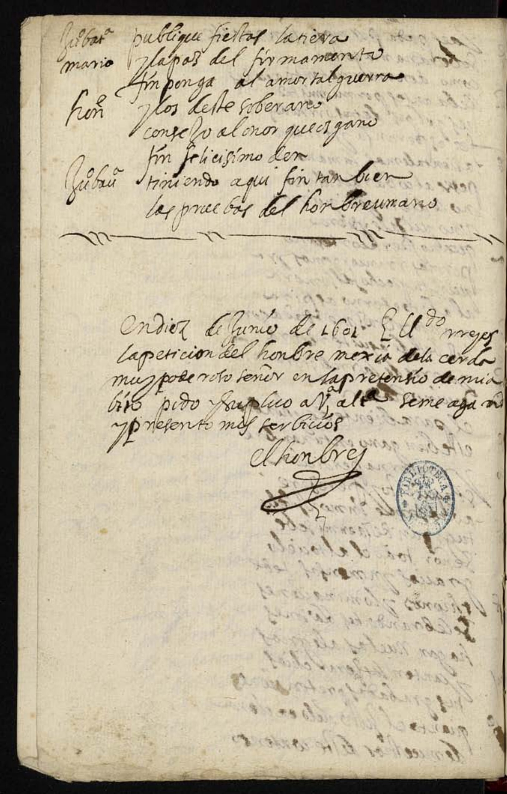Ultima pagina dell'opera