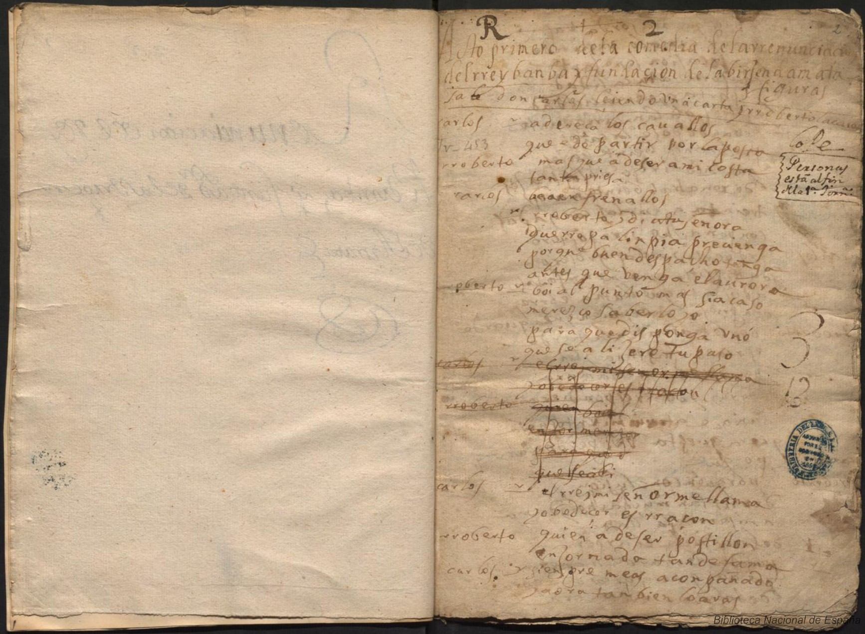 Prima pagina dell'opera
