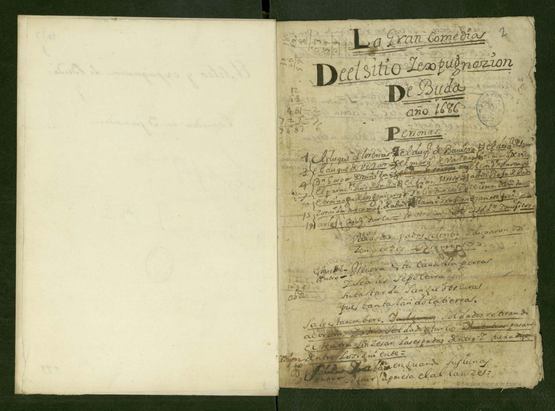 Prima pagina dell'opera