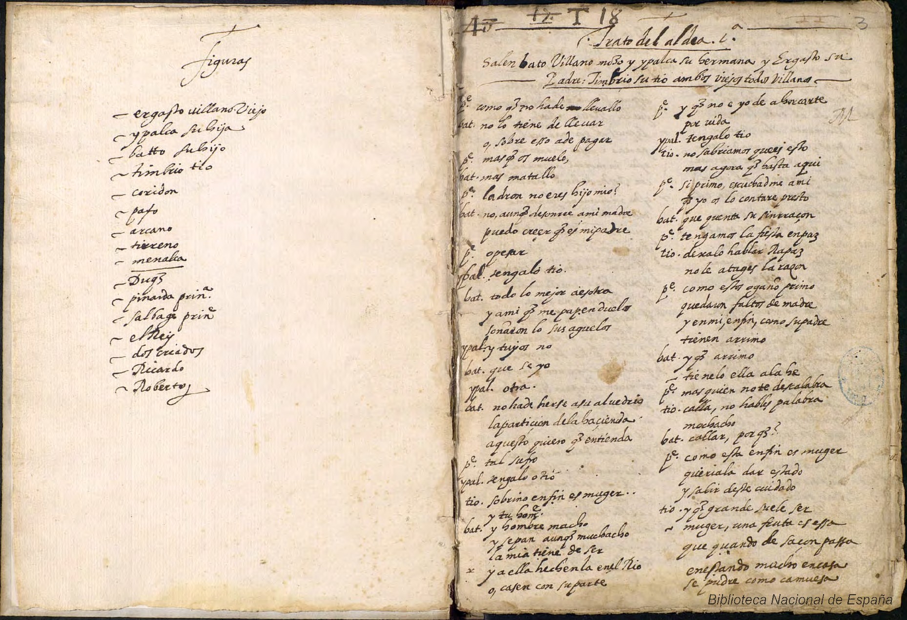 Prima pagina dell'opera