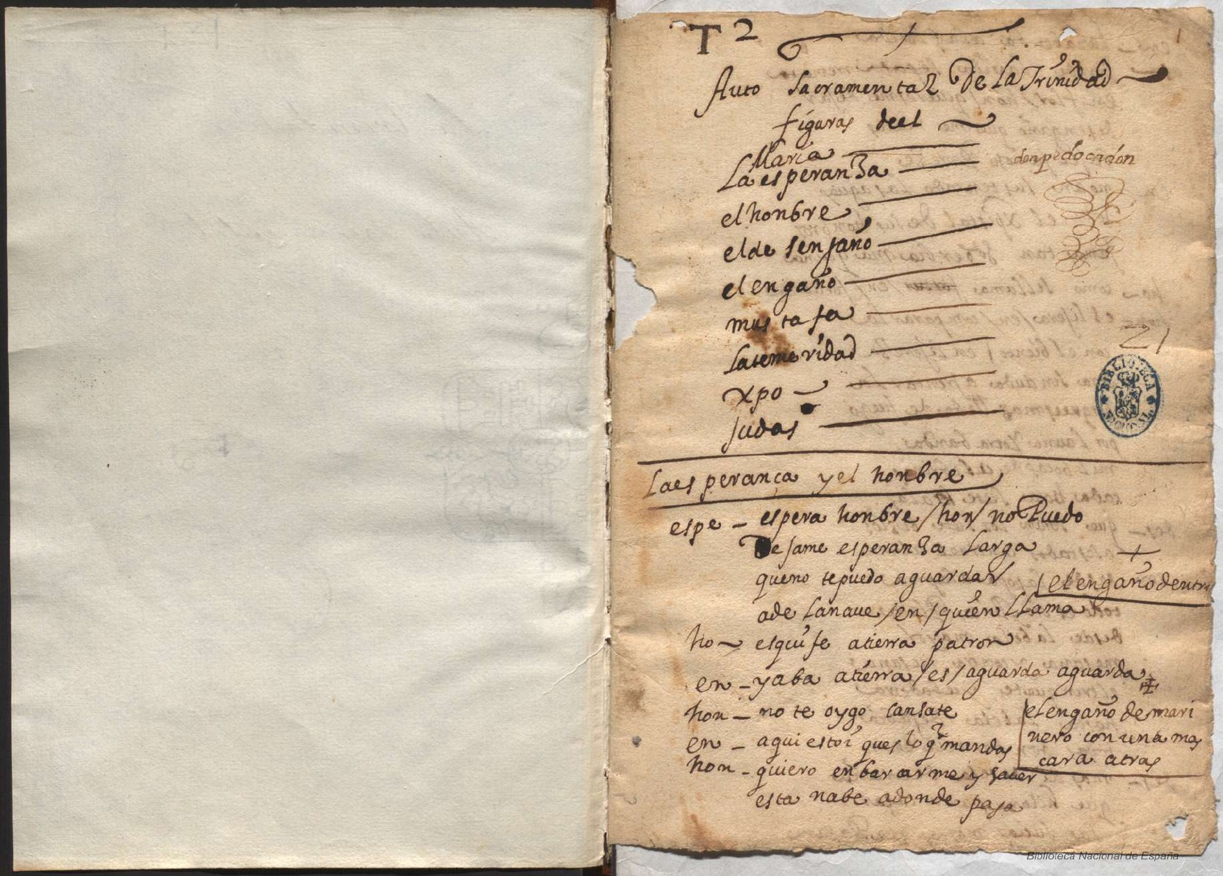 Prima pagina dell'opera