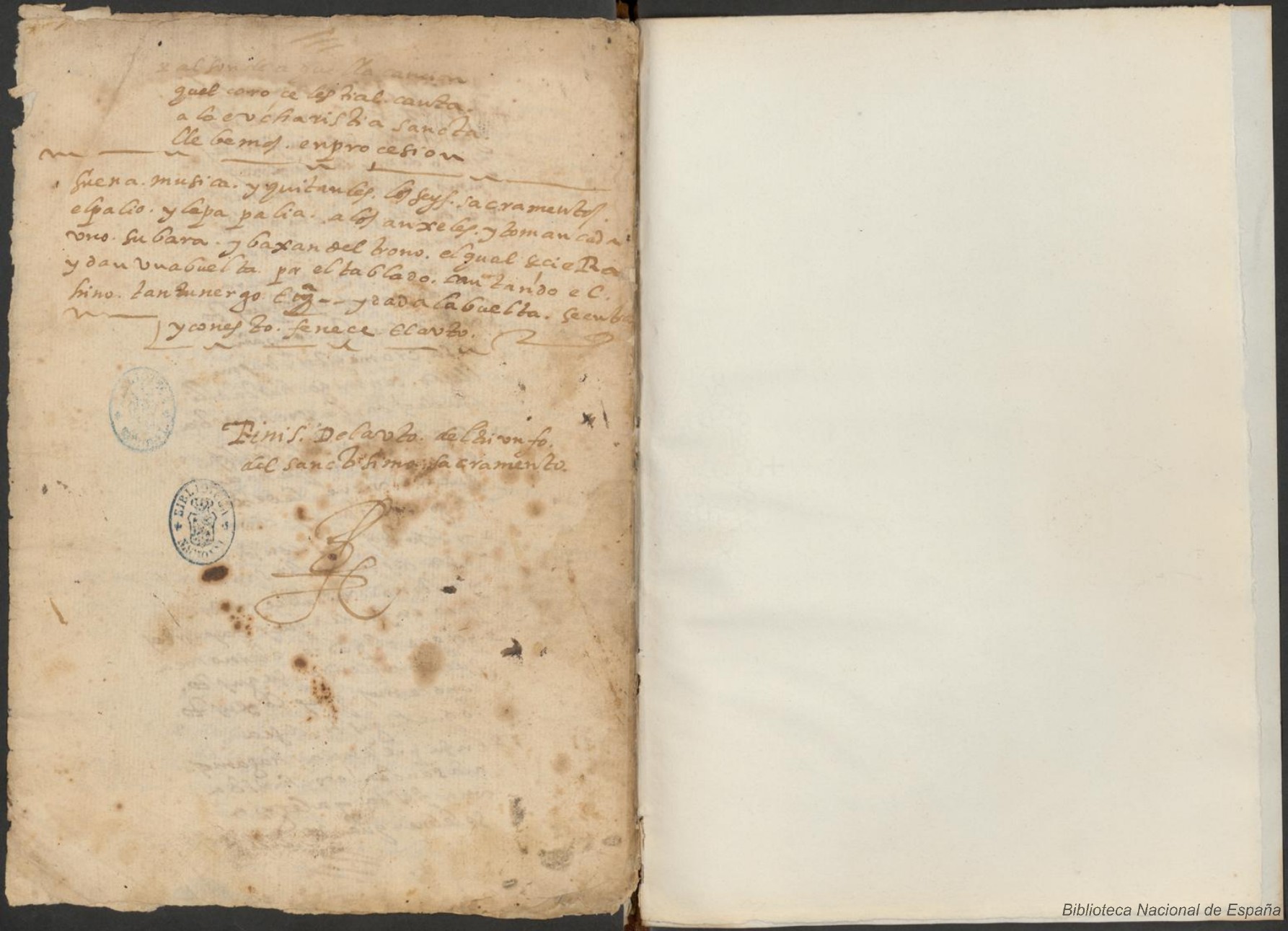 Ultima pagina dell'opera