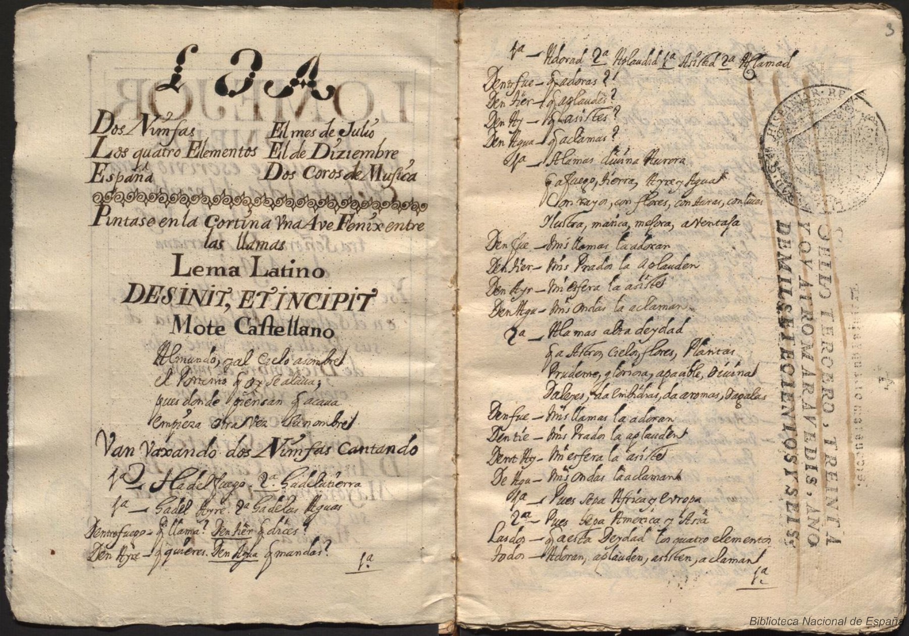 Prima pagina dell'opera