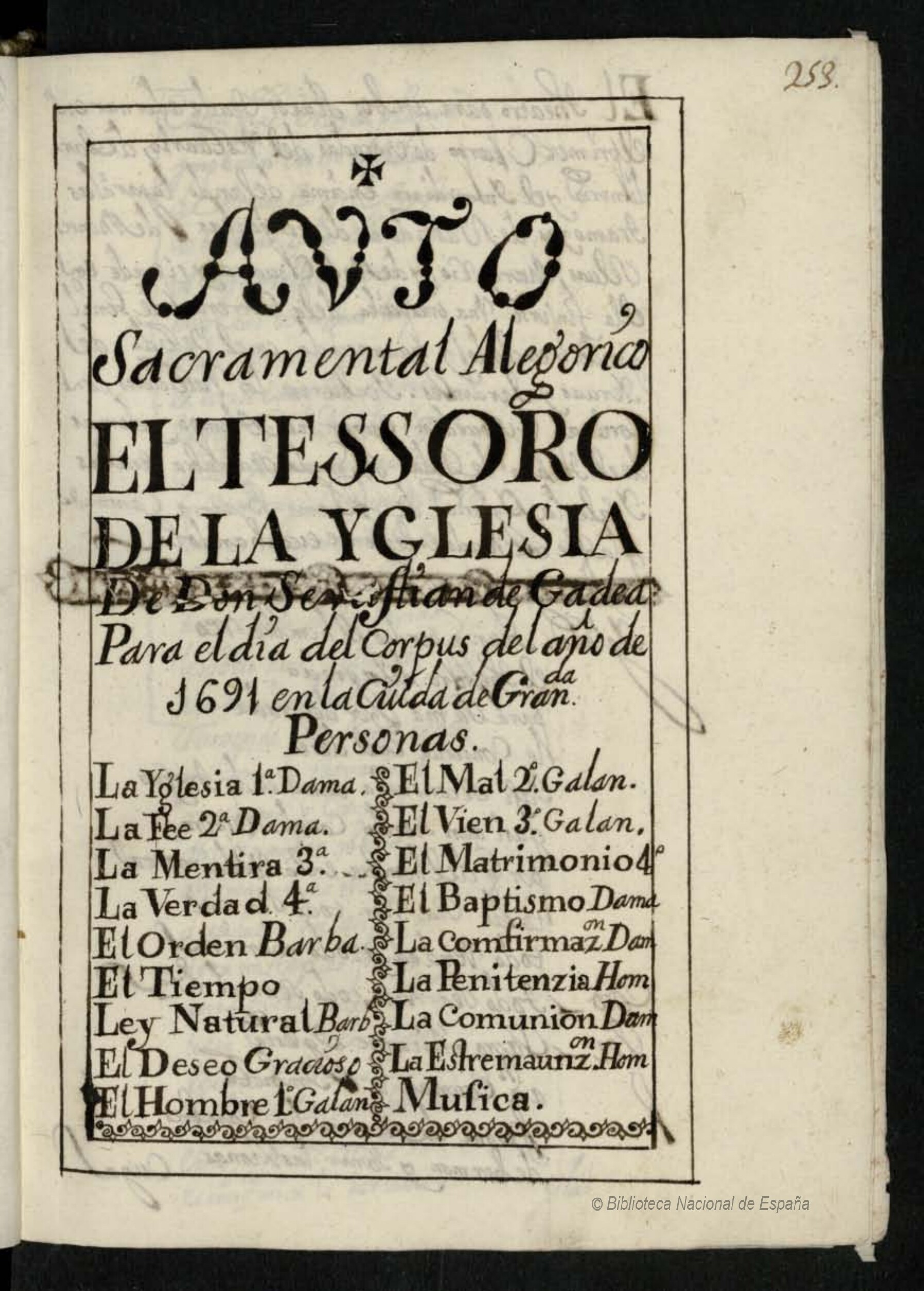 Prima pagina dell'opera