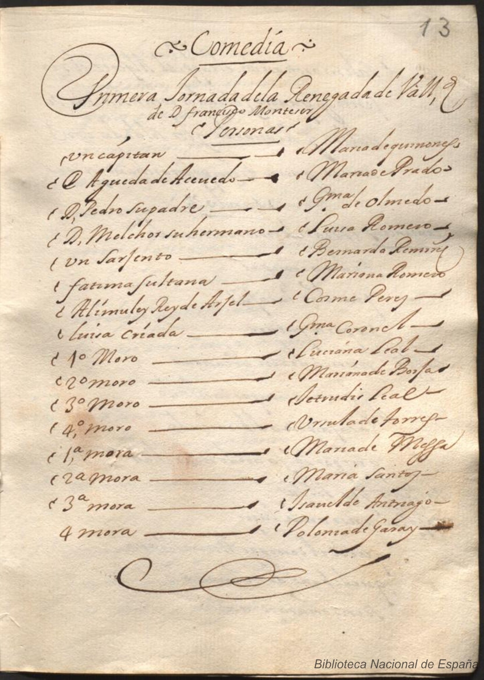 Prima pagina dell'opera