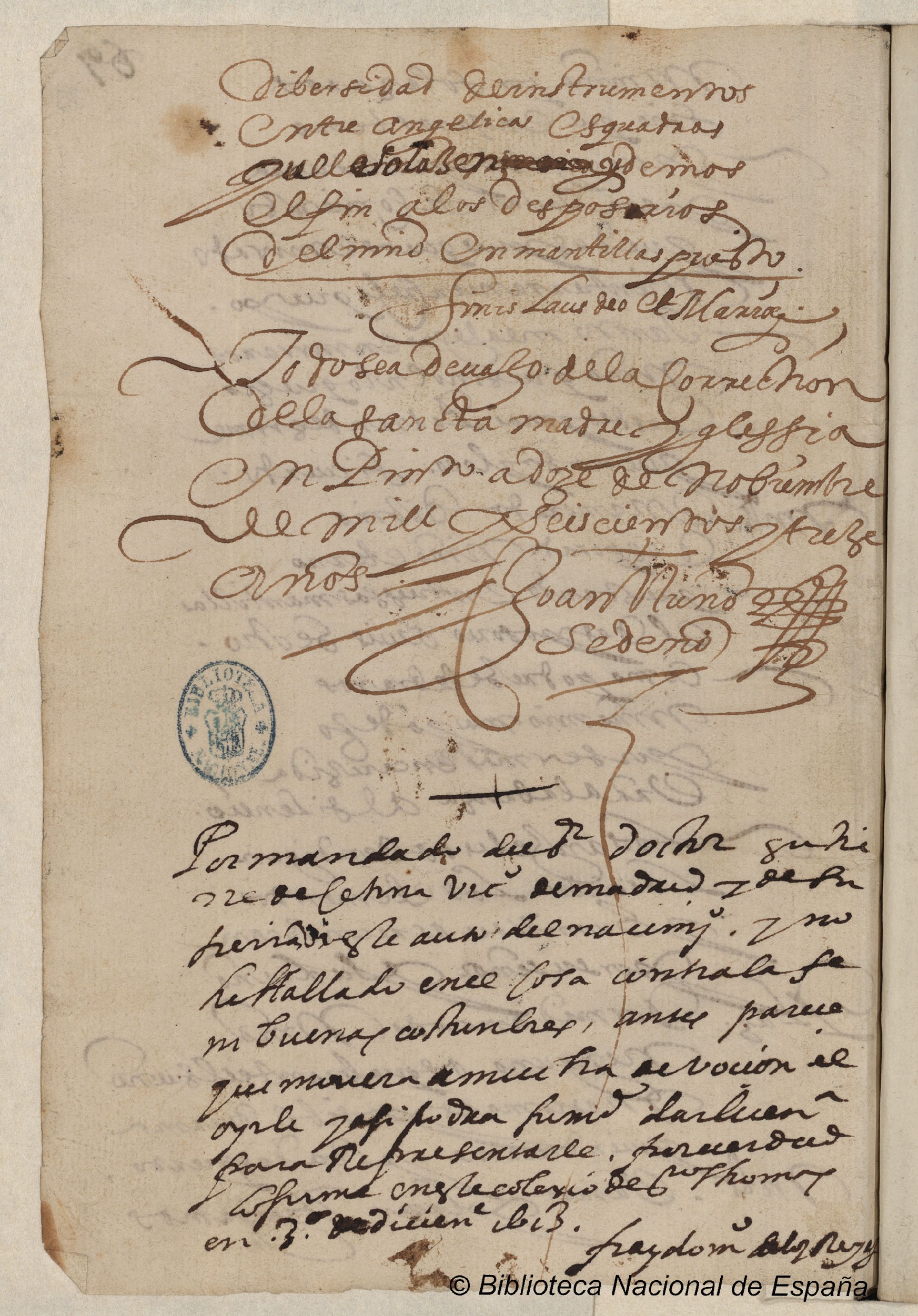 Ultima pagina dell'opera