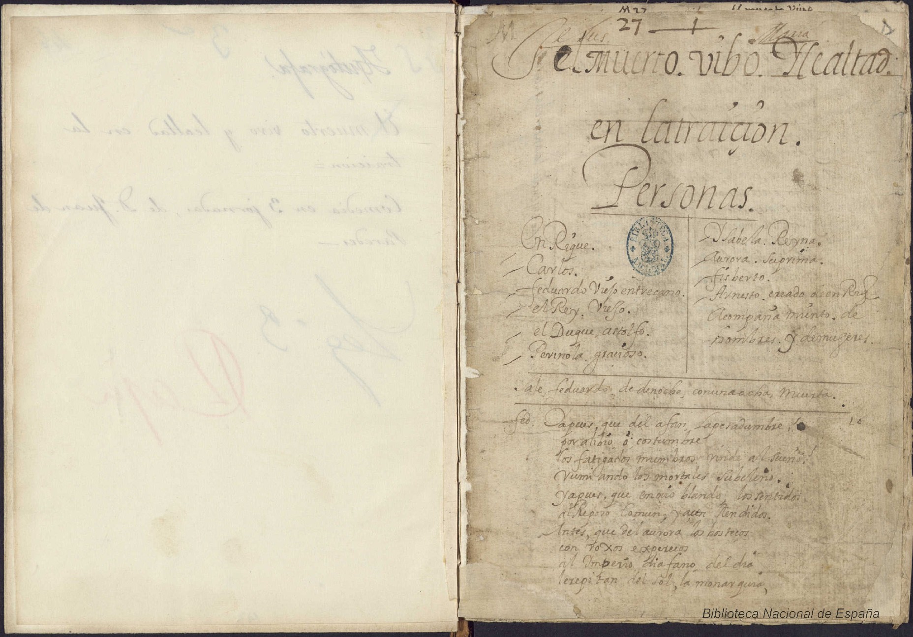 Prima pagina dell'opera