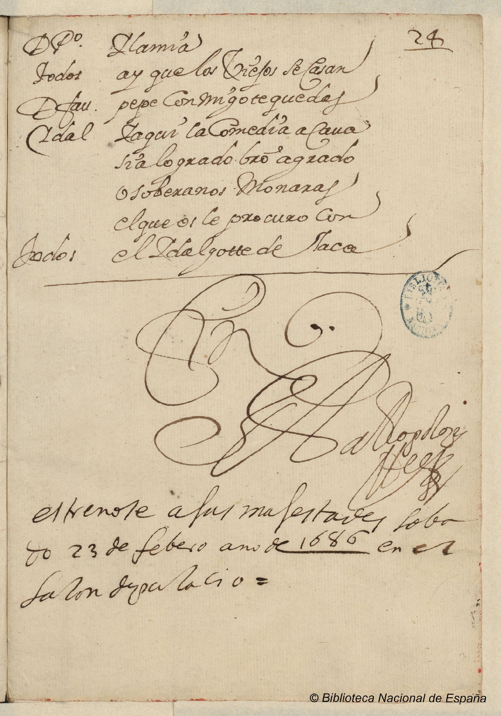 Ultima pagina dell'opera
