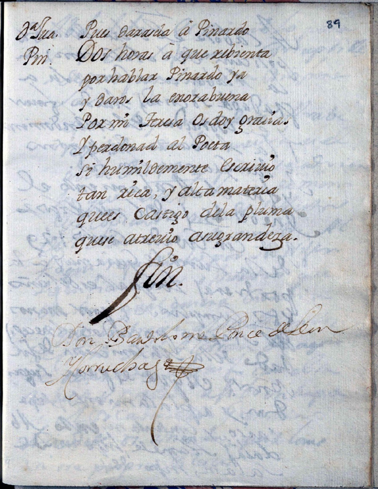 Ultima pagina dell'opera