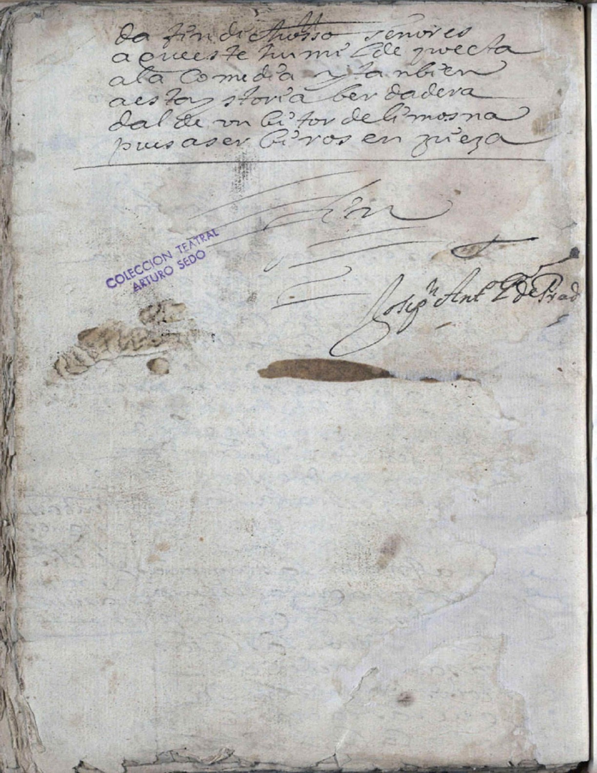 Ultima pagina dell'opera
