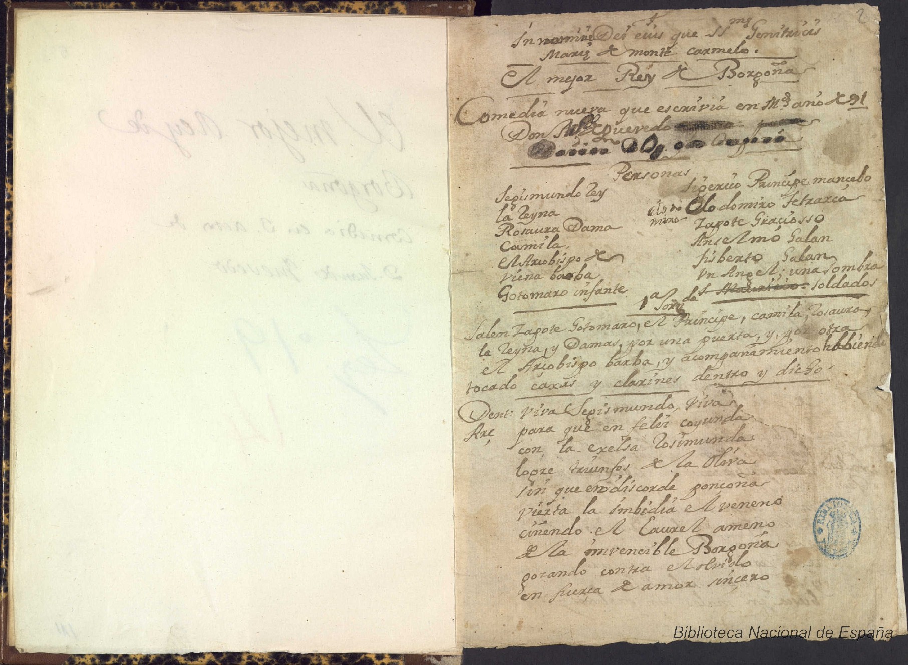 Prima pagina dell'opera