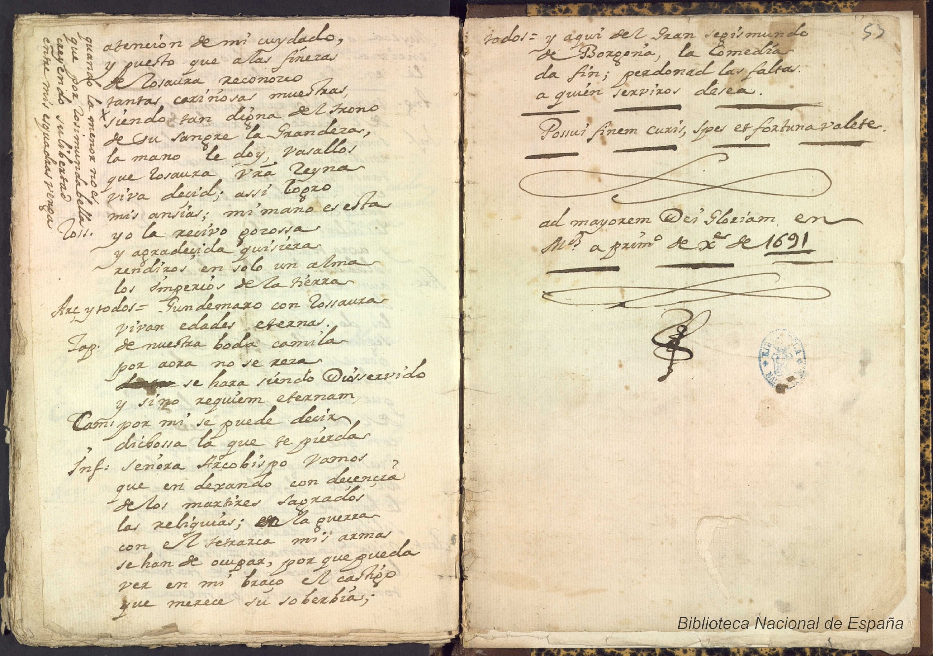 Ultima pagina dell'opera