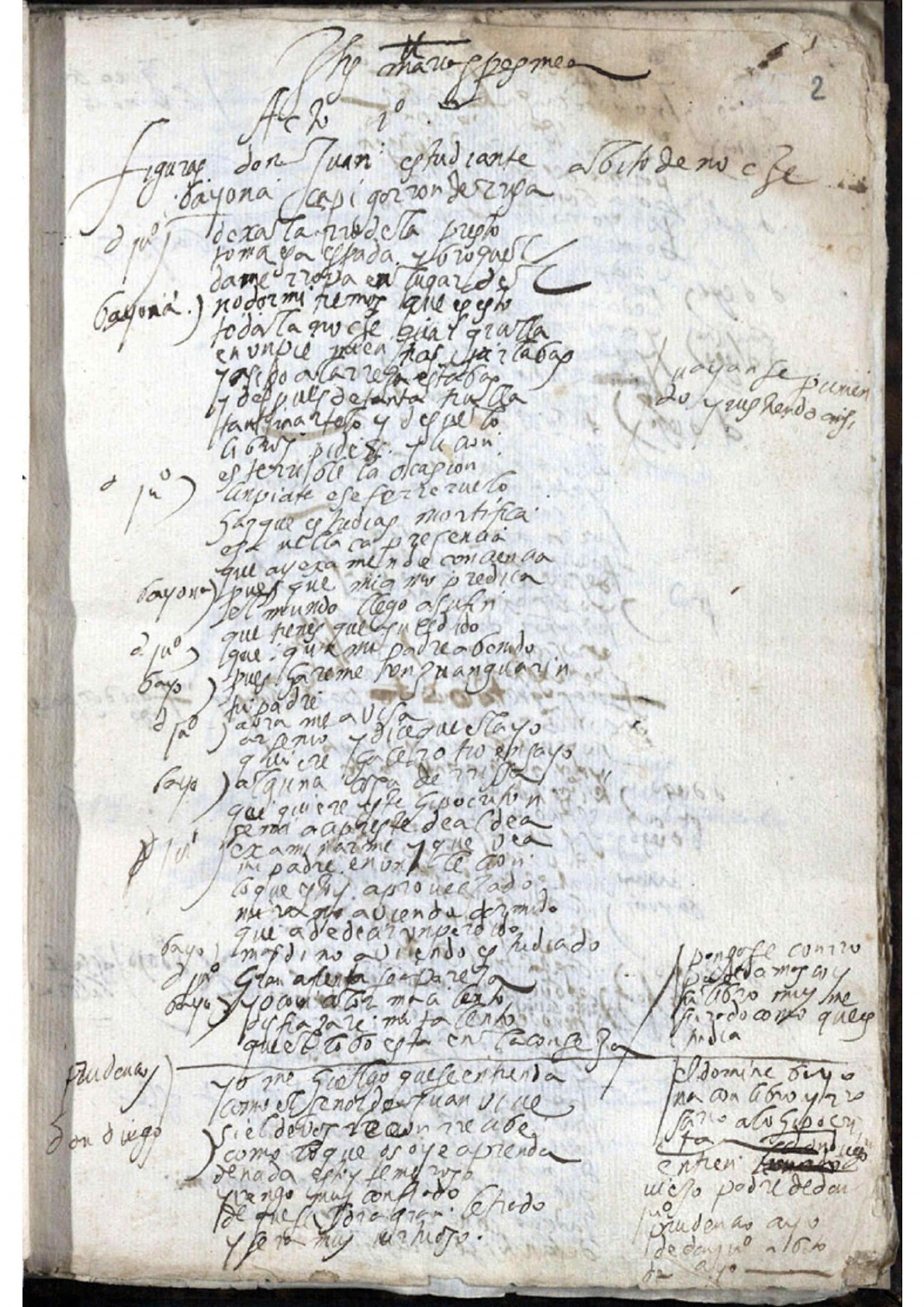 Prima pagina dell'opera