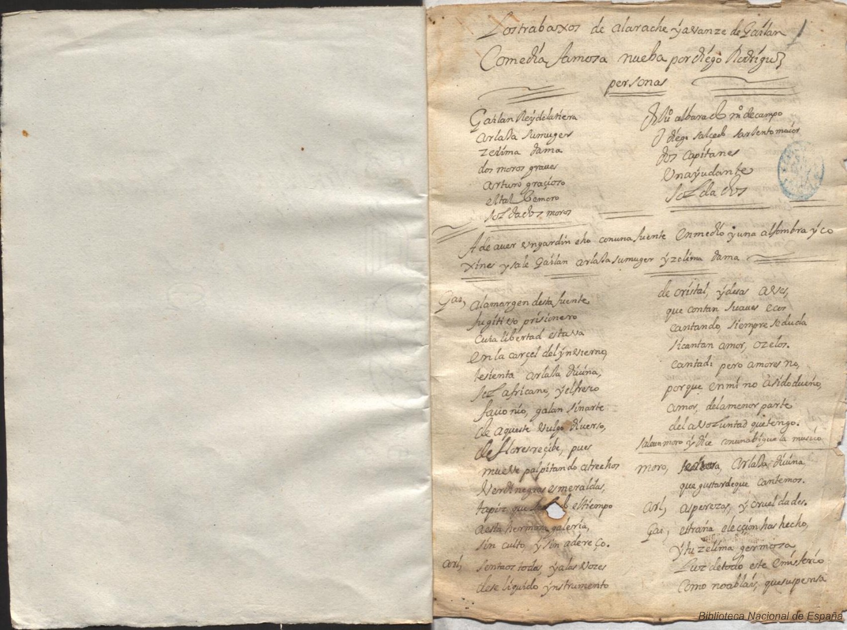 Prima pagina dell'opera