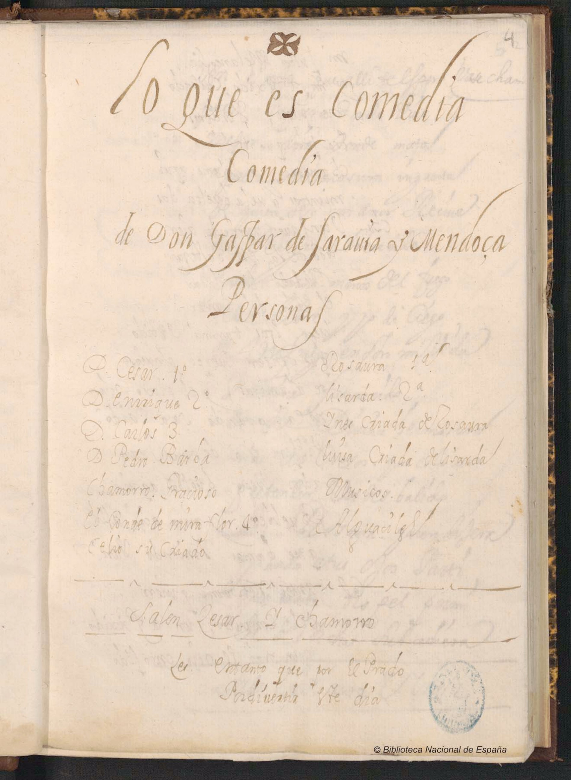 Prima pagina dell'opera