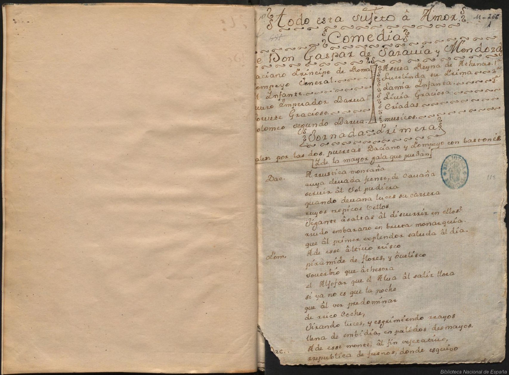 Prima pagina dell'opera