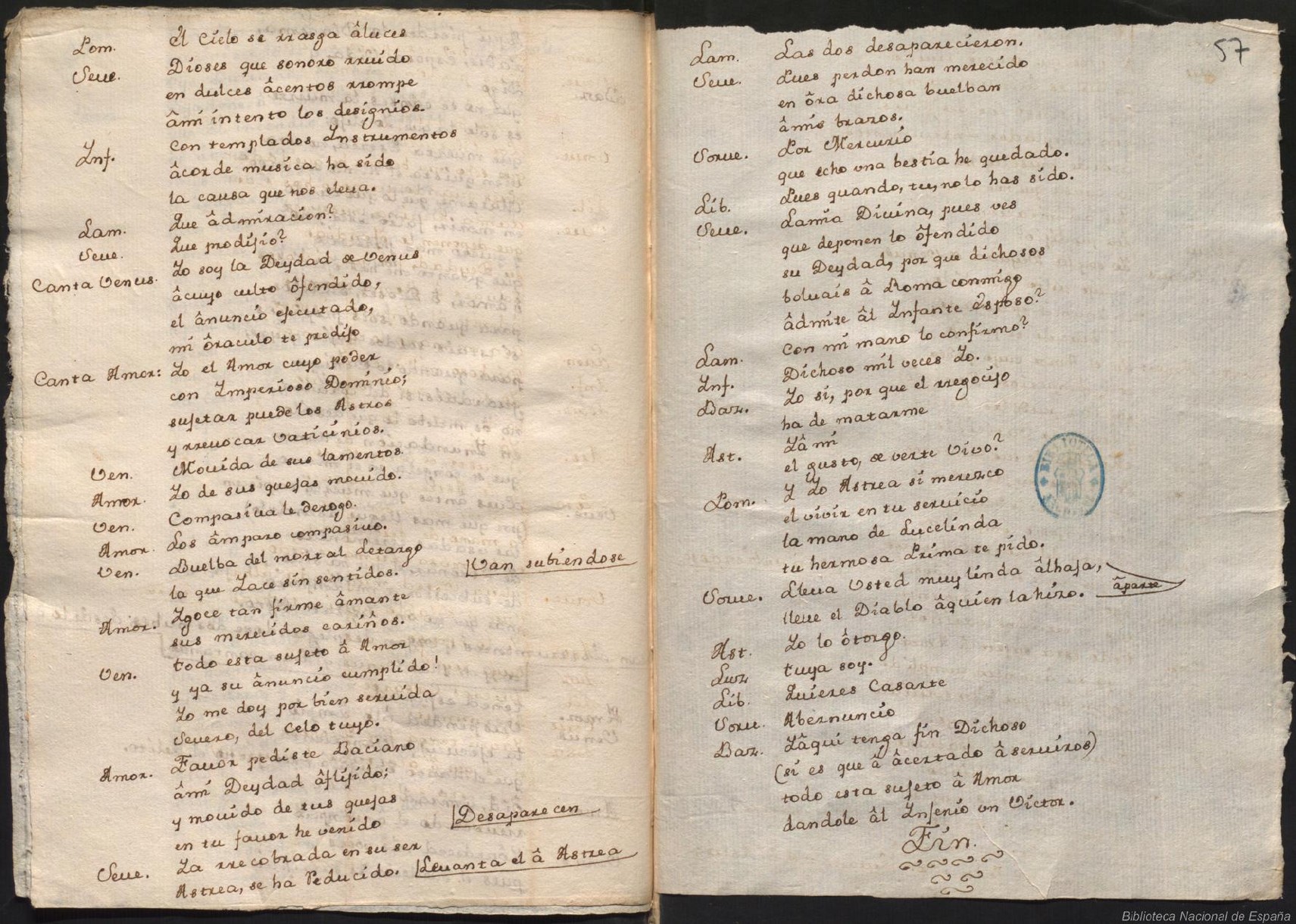 Ultima pagina dell'opera