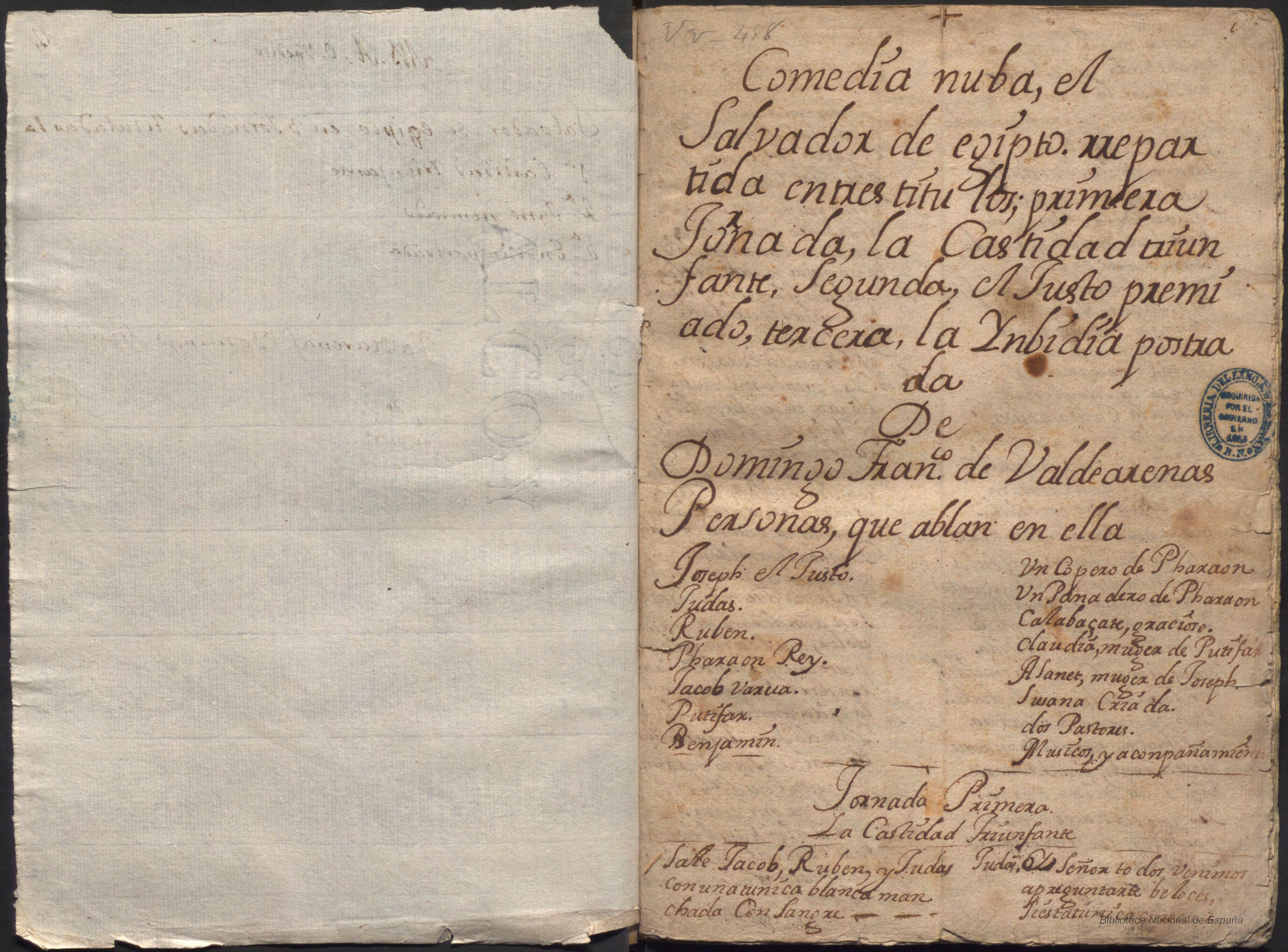 Prima pagina dell'opera
