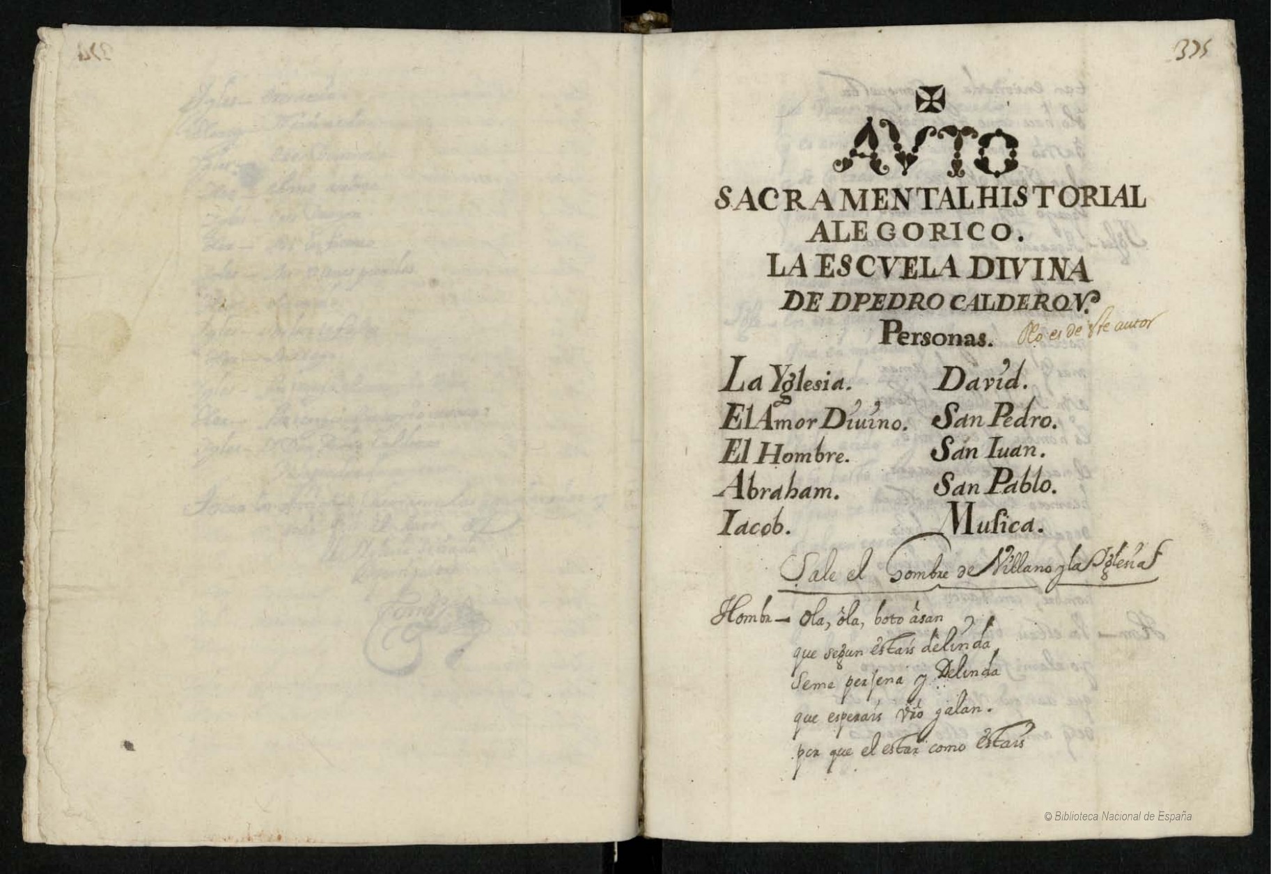 Prima pagina dell'opera