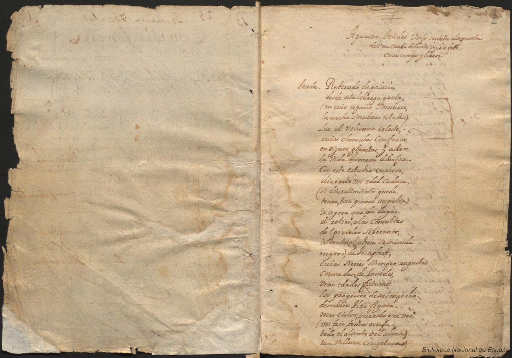 Prima pagina dell'opera